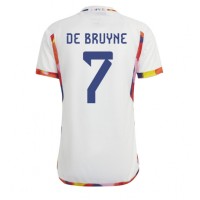 Billiga Belgien Kevin De Bruyne #7 Borta fotbollskläder VM 2022 Kortärmad